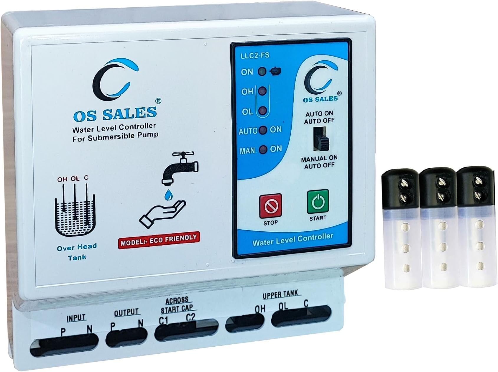 OS SALES Automatic Water Level Controller For Submersible With Auto Starting Torque Supported To All Type Of Motors And Borwell