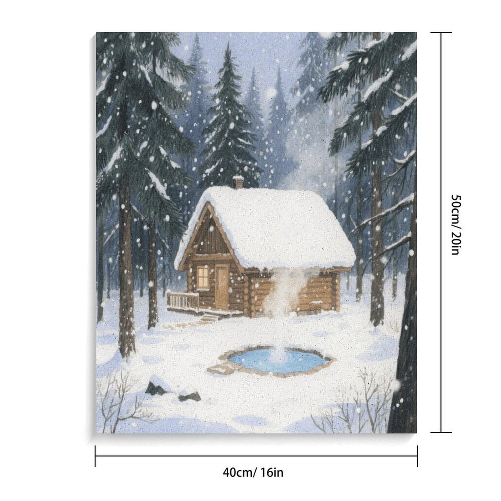 KOAYUBFC Malen-nach-Zahlen-Set für Erwachsene, Anfänger, Erwachsene, Malen-nach-Zahlen-Kits auf Leinwand, DIY-Acryl-Ölfarben, Gemälde mit Pinseln als Geschenk, Wanddekoration für Zuhause