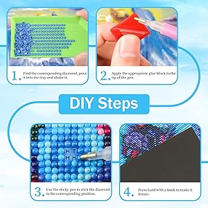 xcemhil Seashell Diamond Painting, Beach Diamond Painting for Adults, Seashell Diamond Art 5D Full Drill Gem Art for Gift and Home Wall Decor 12x16 inch