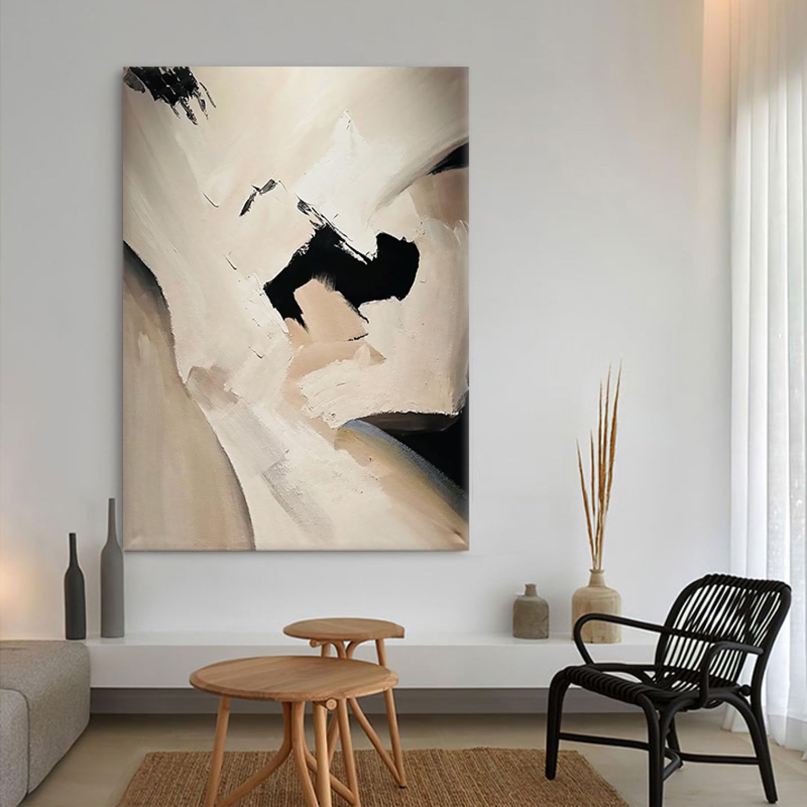 Peinture décorative murale grand format pour briser le vide des grands murs
