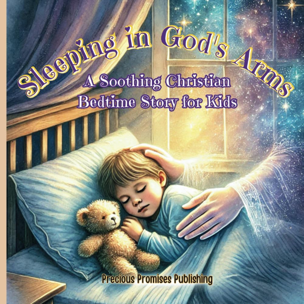 Sleeping in God's Arms: A Soothing Christian Bedtime Story for Kids: A Peaceful Rhyme to Calm Little Hearts, Ease Sleep Time Worries, and Remind Children of God’s Love