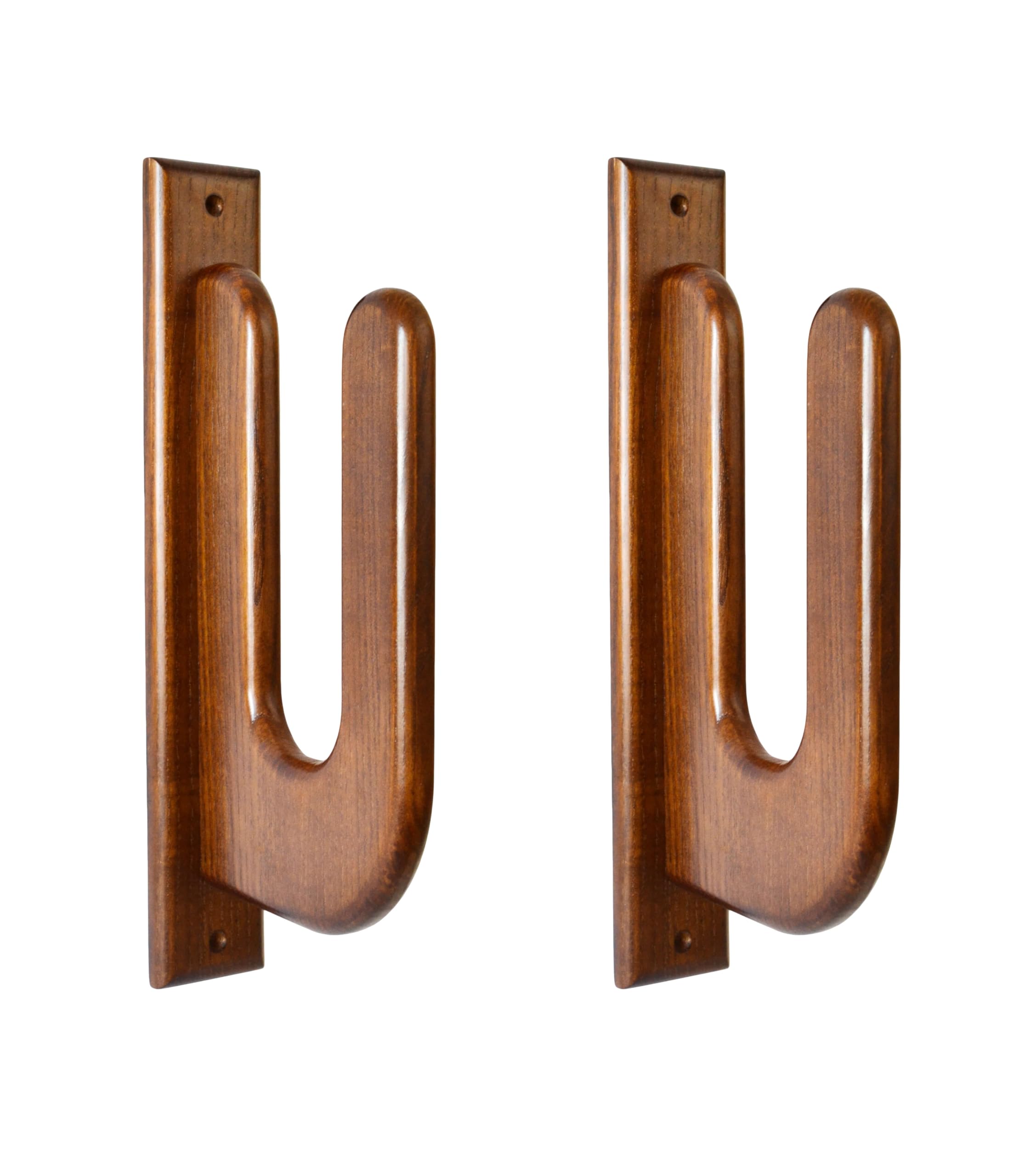 TESLYAR Surfboard Wall Mount – Wooden Surfboard Rack for Wall Storage – Solid Wood Hooks for Surfboard, Snowboard, Paddle Board & Wakeboard – Classic Style