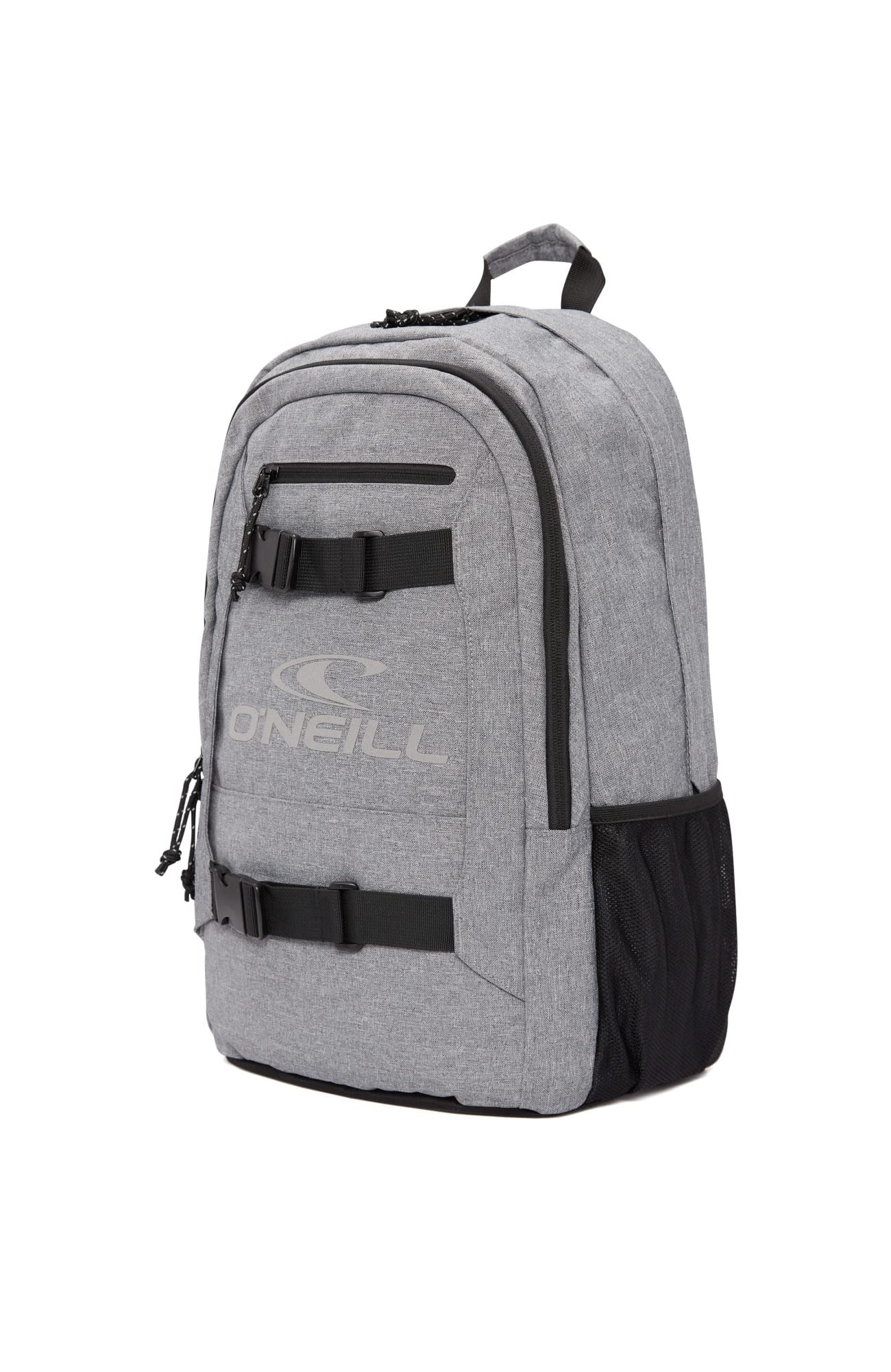 Oneill M Boarder Backpack I Grau - Verstellbarer vielseitiger Herren Rucksack, 30l, Größe 30l - Farbe Silver Melee