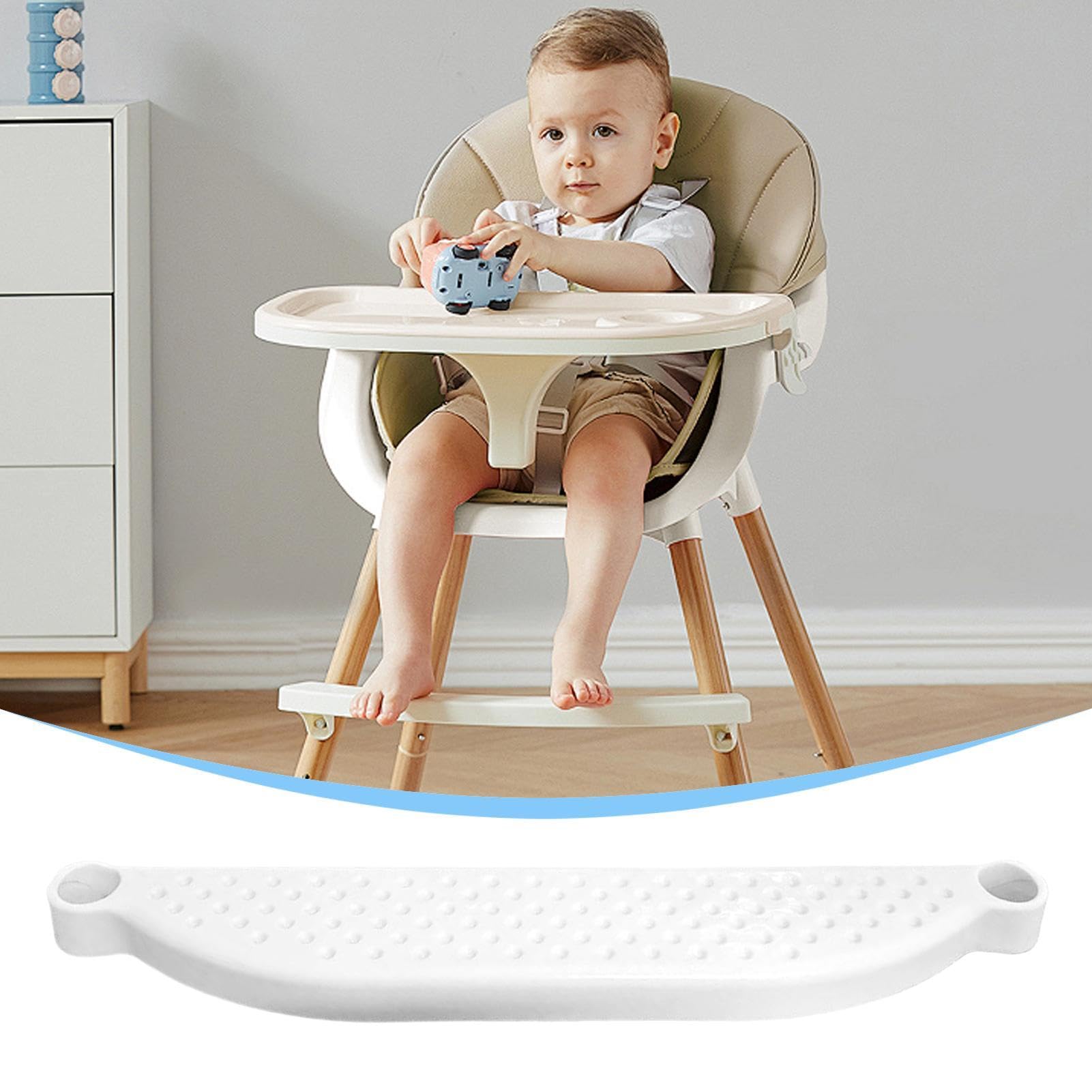 Genérico Reposapiés para Trona - Pedal Antideslizante para Trona De Bebé De Altura Ajustable | Reposapiés para Bebés, Dormitorio para Niños Pequeños, Oficina En Casa, Comida para Bebés