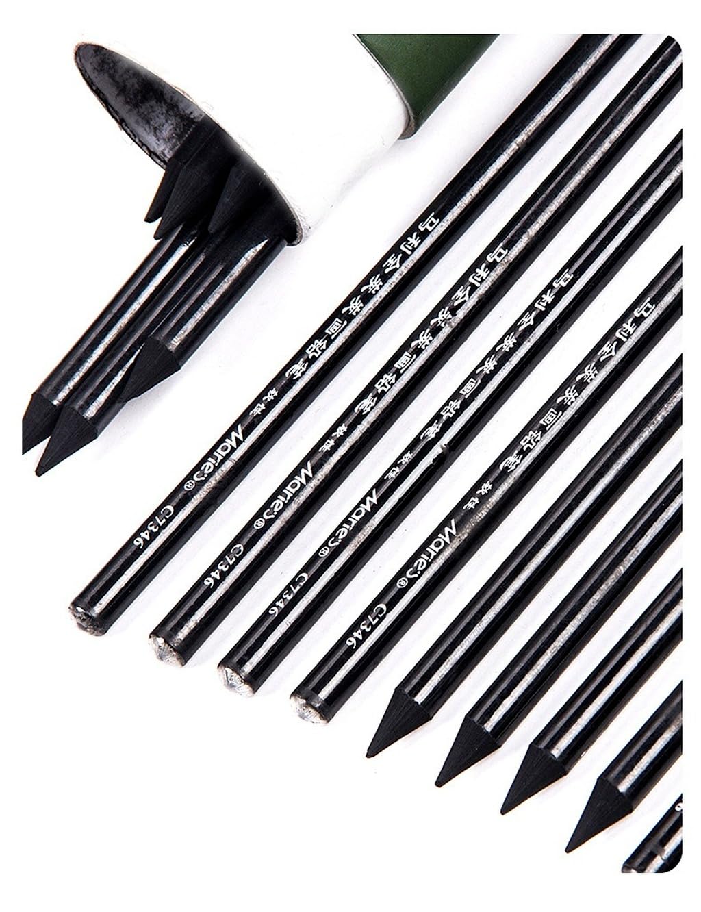 Amazon | チャコールペン、ソフトチャコール、画材、鉛筆画用