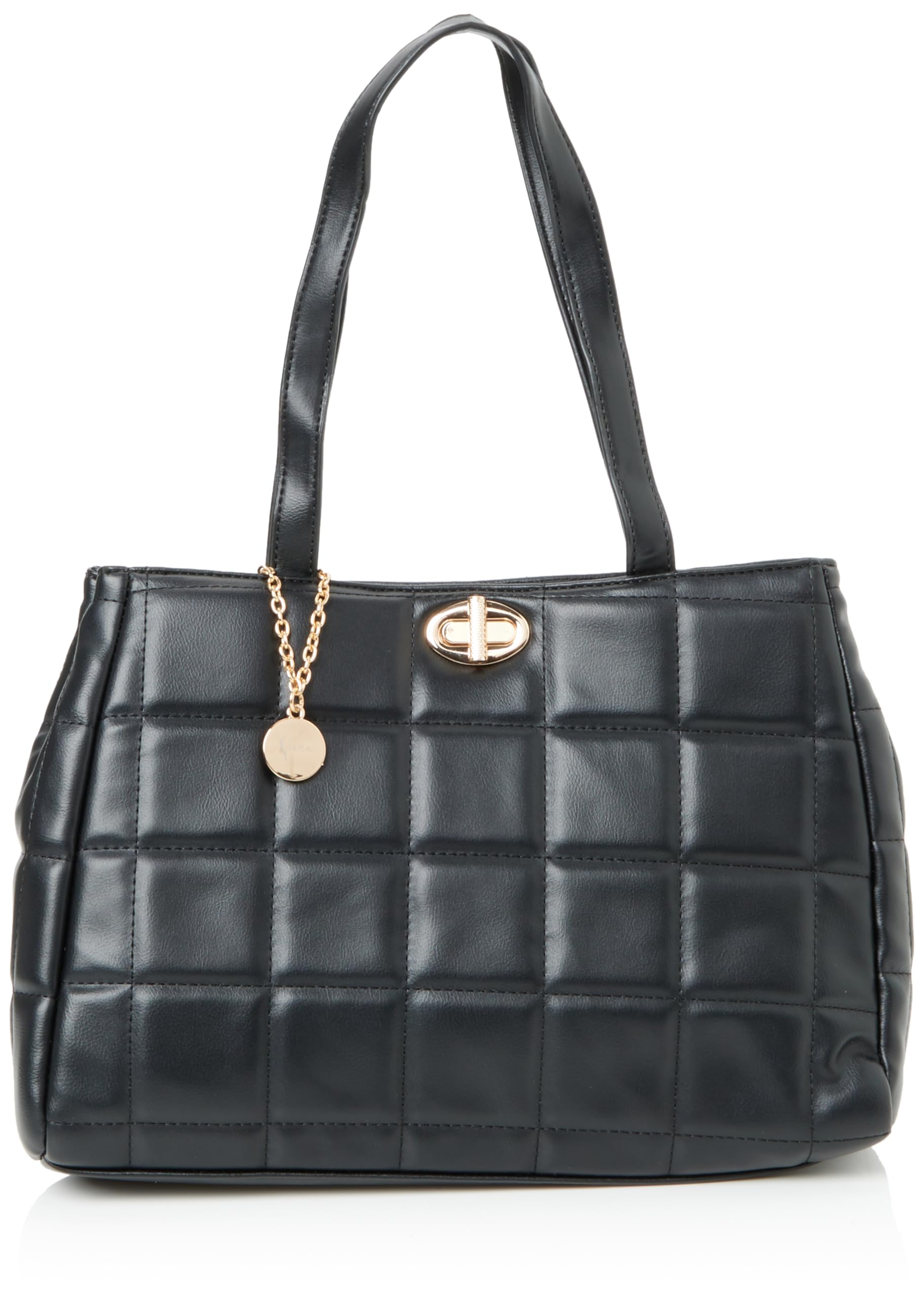 SIDONA Women's Handbag Shopper, Black, One Size