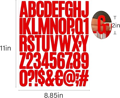 Vista 332 de Calcomanías de letras, 300 piezas, 30 hojas, vinilo autoadhesivo, impermeable, números de buzón, alfabeto para buzón, ventana, puerta, letrero, Negro