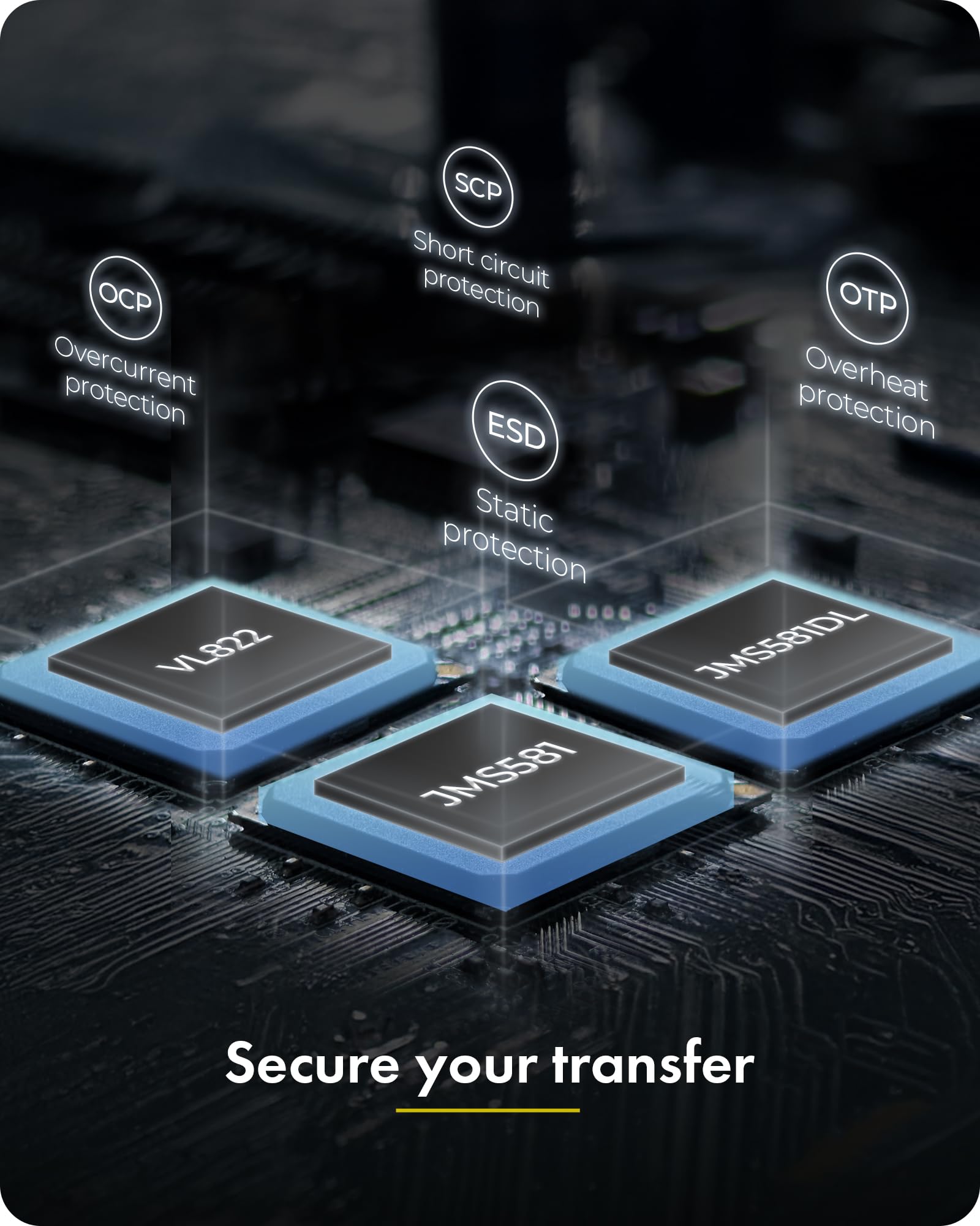Docking station per dischi rigidi NVMe M.2 e SATA SSD/HDD a 4 alloggiamenti, lettore ICY BOX USB-C 10Gbps NVMe, SATA a M.2 NVMe, docking station per disco rigido 2.5/3.5 fino a 48 TB, interruttori di