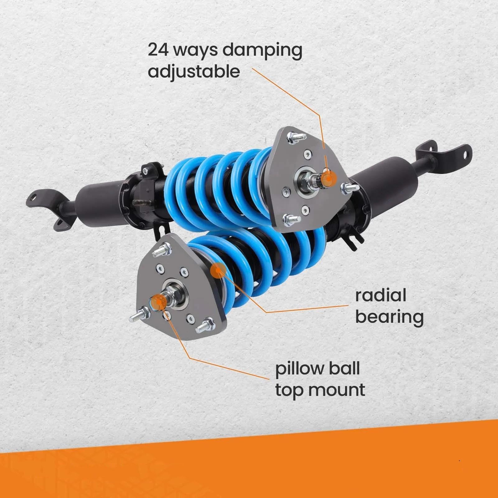 Sospensioni pneumatiche auto Sospensione Coilover Per NISSAN Per 350Z 2003-2008 Kit Di Sospensione Coilovers Ammortizzatori