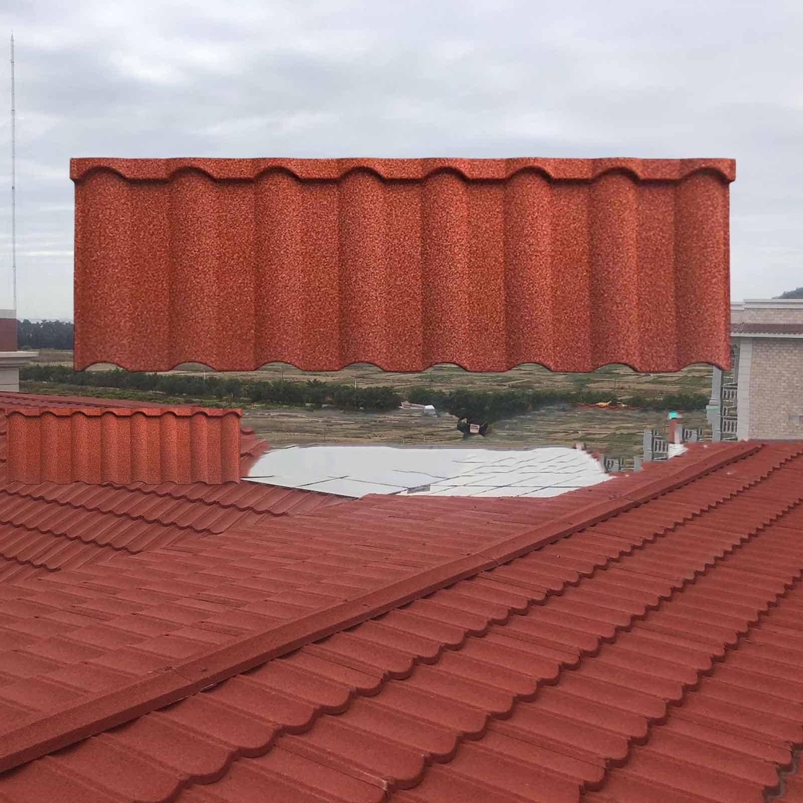 Láminas de Techo de Acero galvanizado: lámina corrugada de 52,7 x 16,5 cm, fácil de Instalar en cobertizos y Cuartos de Gas; láminas de Techo de Metal con Resina Resistentes a la Intemperie,