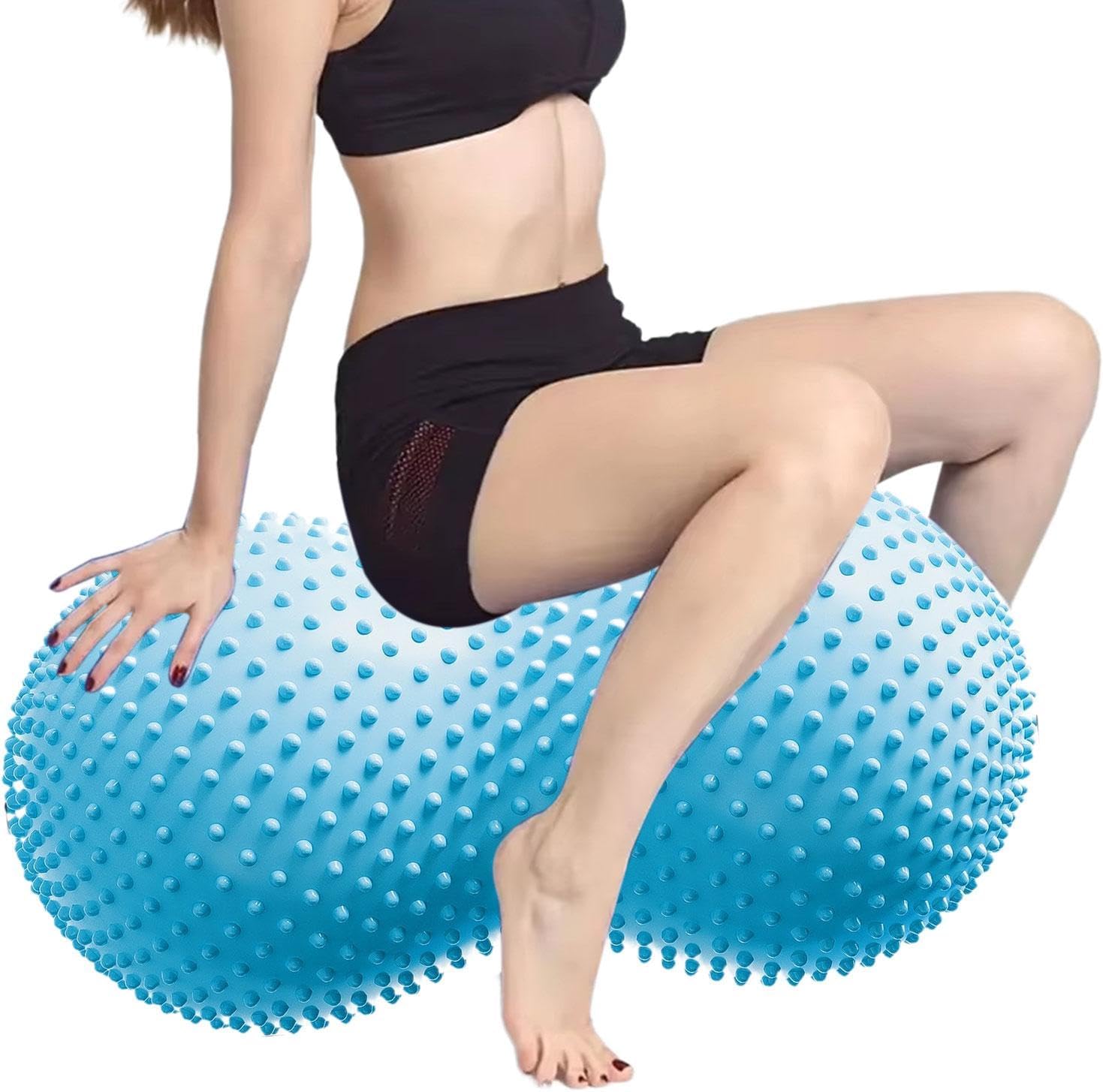 Colaxi Peanut Stability Ball Flexible Seating Yoga Exercise Ball for Home Strength