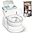 Real Feel 2-in-1 Potty with Wipes Storage, Flushing Sounds & Disposable Liners - Realistic Toilet - Easy to Clean & Assemble - Jool Baby (Sage)