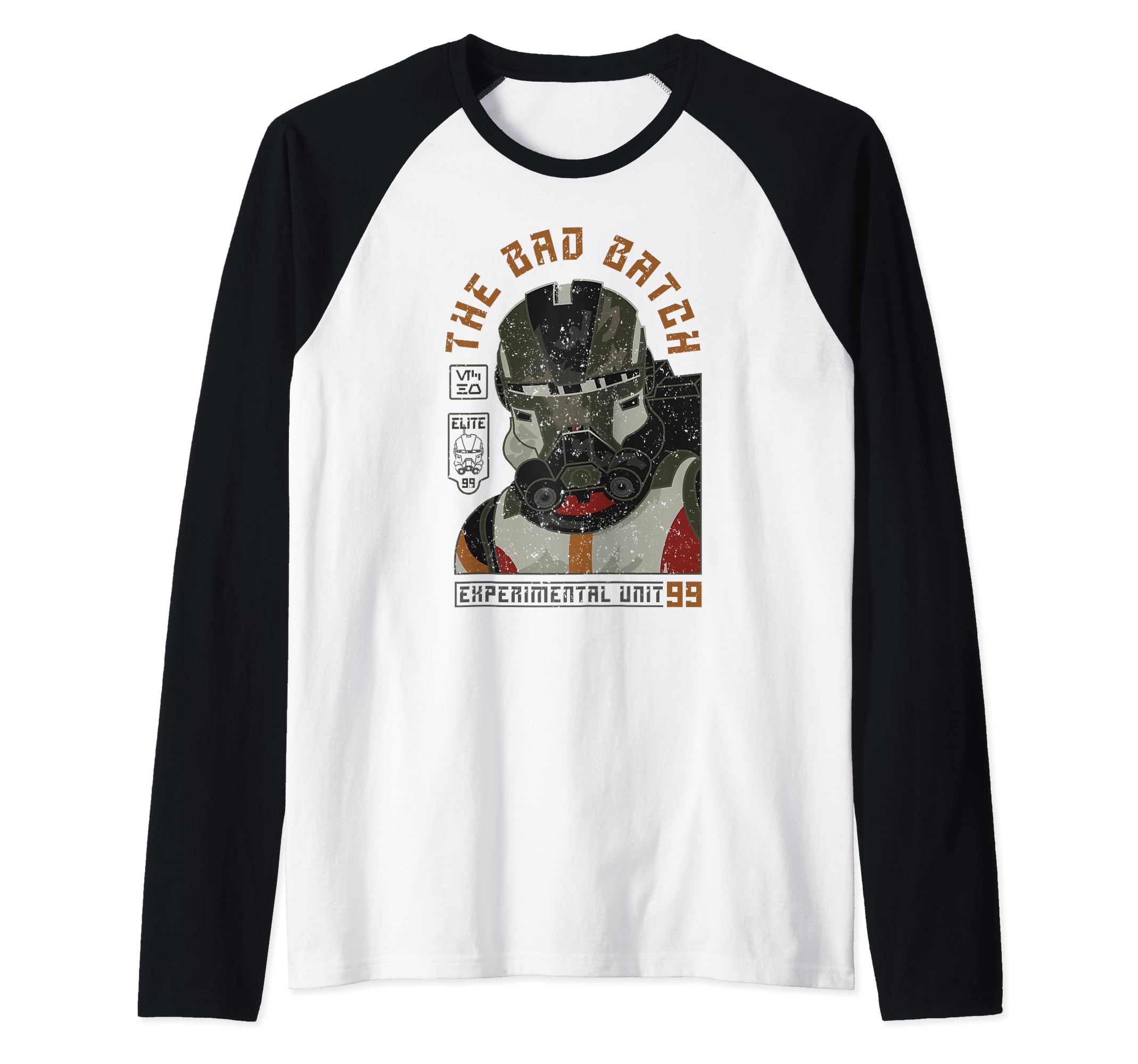 T-shirt Star Wars The Bad Batch raglan idéal pour vos soirées streaming et ciné