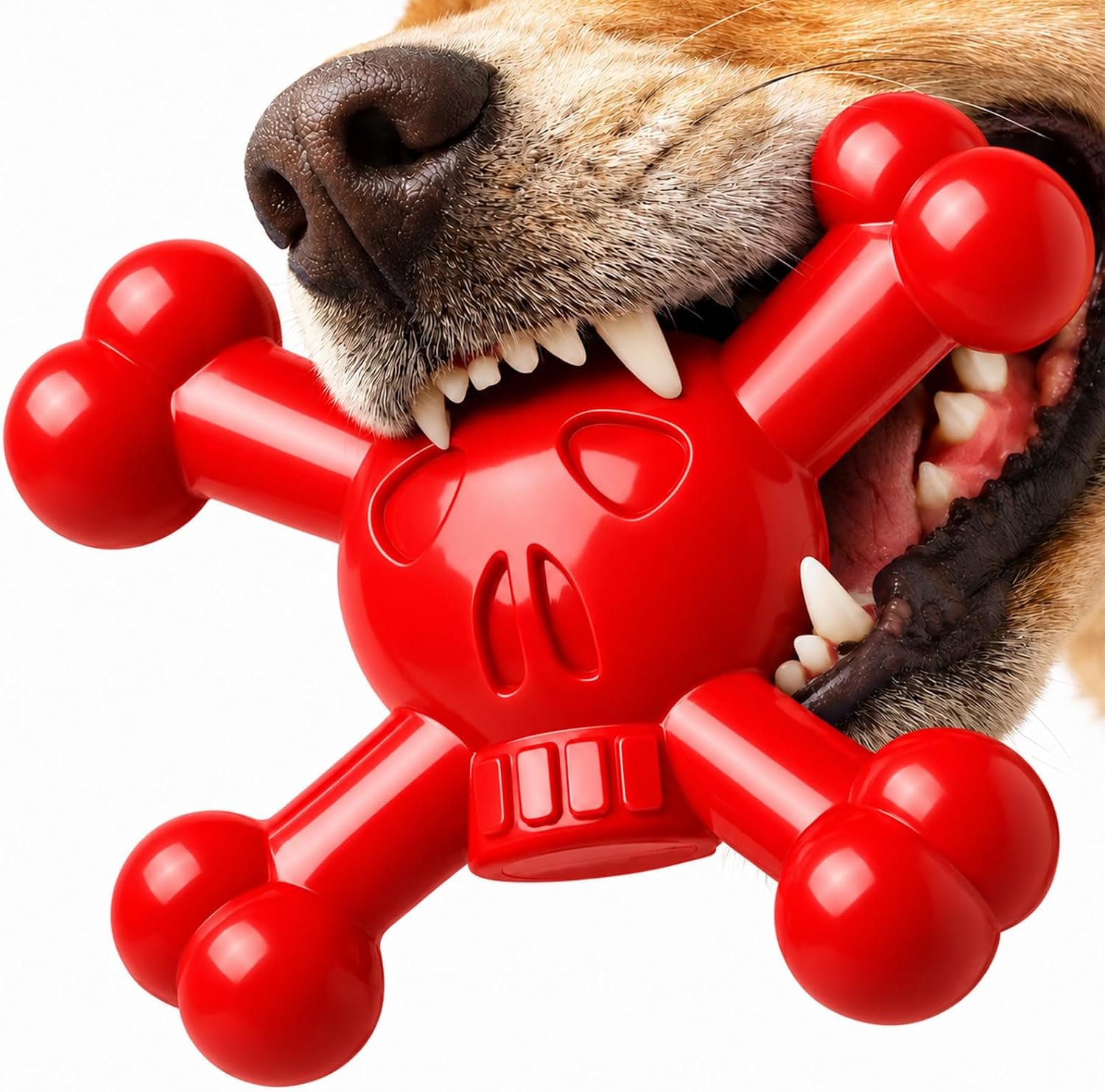 Dog Toys for Aggressive Chewers, Nylon Indestructible Toy for Medium Large Dogs, Hedgehog-Shaped Chew Toys with Bacon Flavor, Long Lasting, Dog Toys for Boredom, Blue