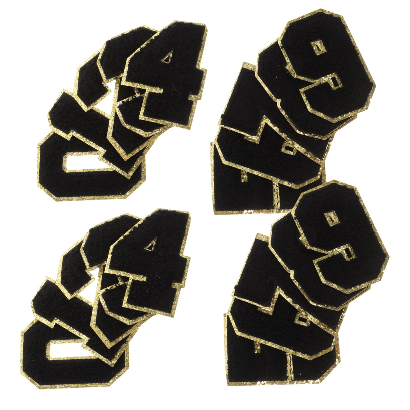 VILLCASE 80stücke Gestickte Zahlen-patches Für Kleidung Dekorative Reparatur-patches Für Jeans Hüte Und Mehr Zahlen Kreatives Basteln Und Diy-projekte