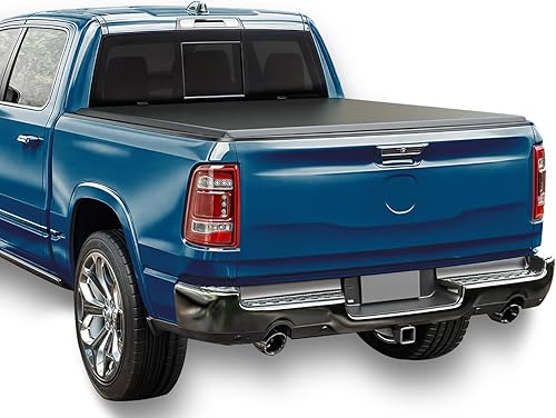 Perfit Liner Cubierta enrollable suave para caja de camioneta para Dodge Ram 1500 2009-2026 (cuerpo clásico y cuerpo nuevo) 5.7 pies (67 pulgadas),