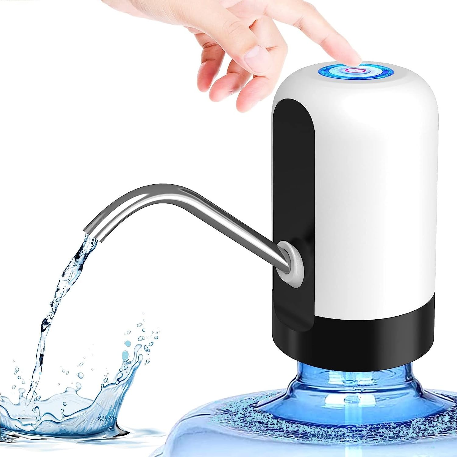FASTMART Wireless Portable Mini Rechargeable Water Bottle Can Dispenser Pump Upto 20 Litre