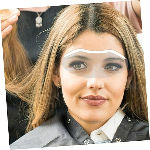Miniatura 2 de 30 protectores faciales de plástico para corte de pelo, suministros de peluquería