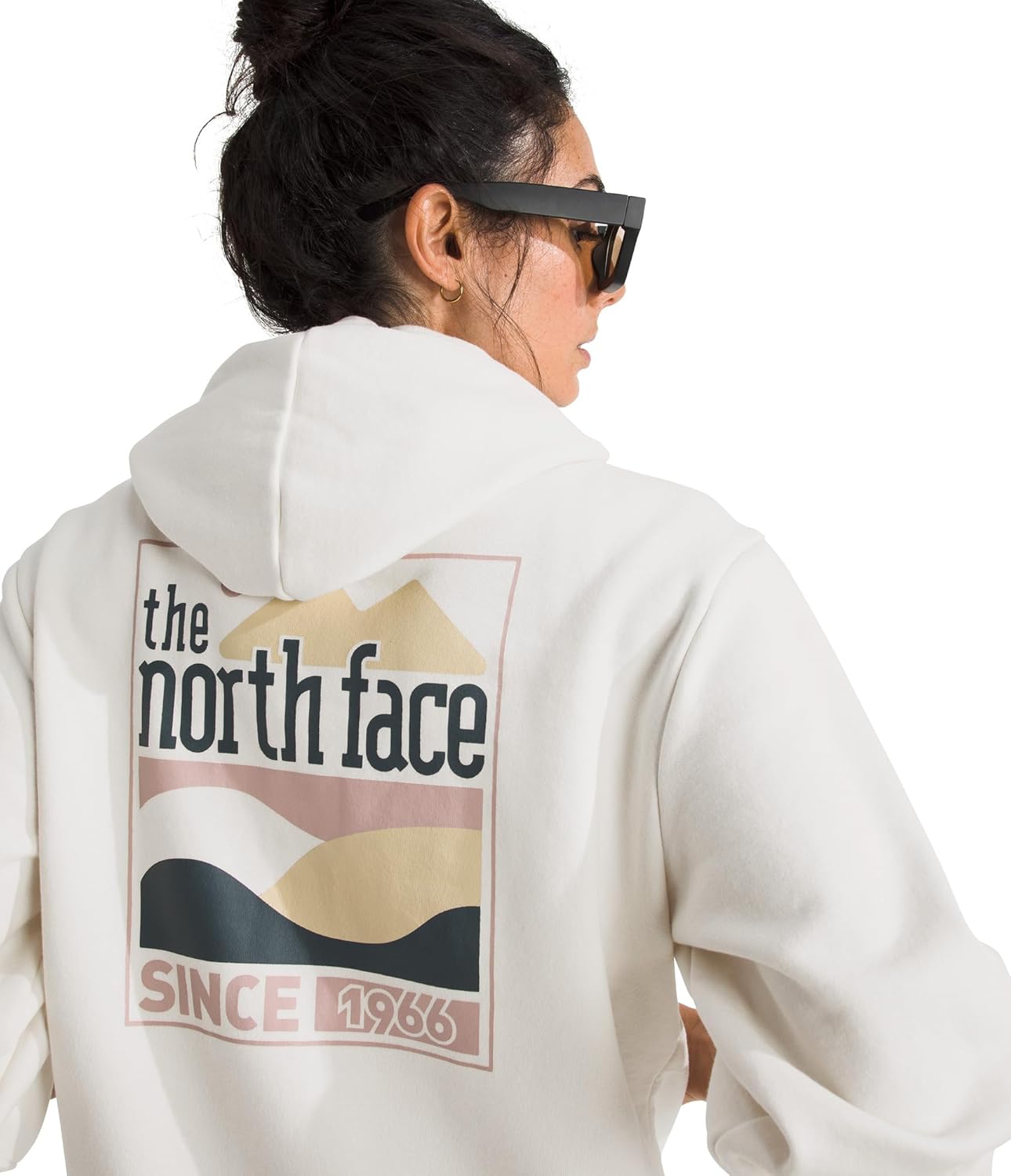 The North Face Women's Exploring Since '66 Hoodie - Casual Pullover Sweatshirt, Bold Graphics, Kangaroo Pocket