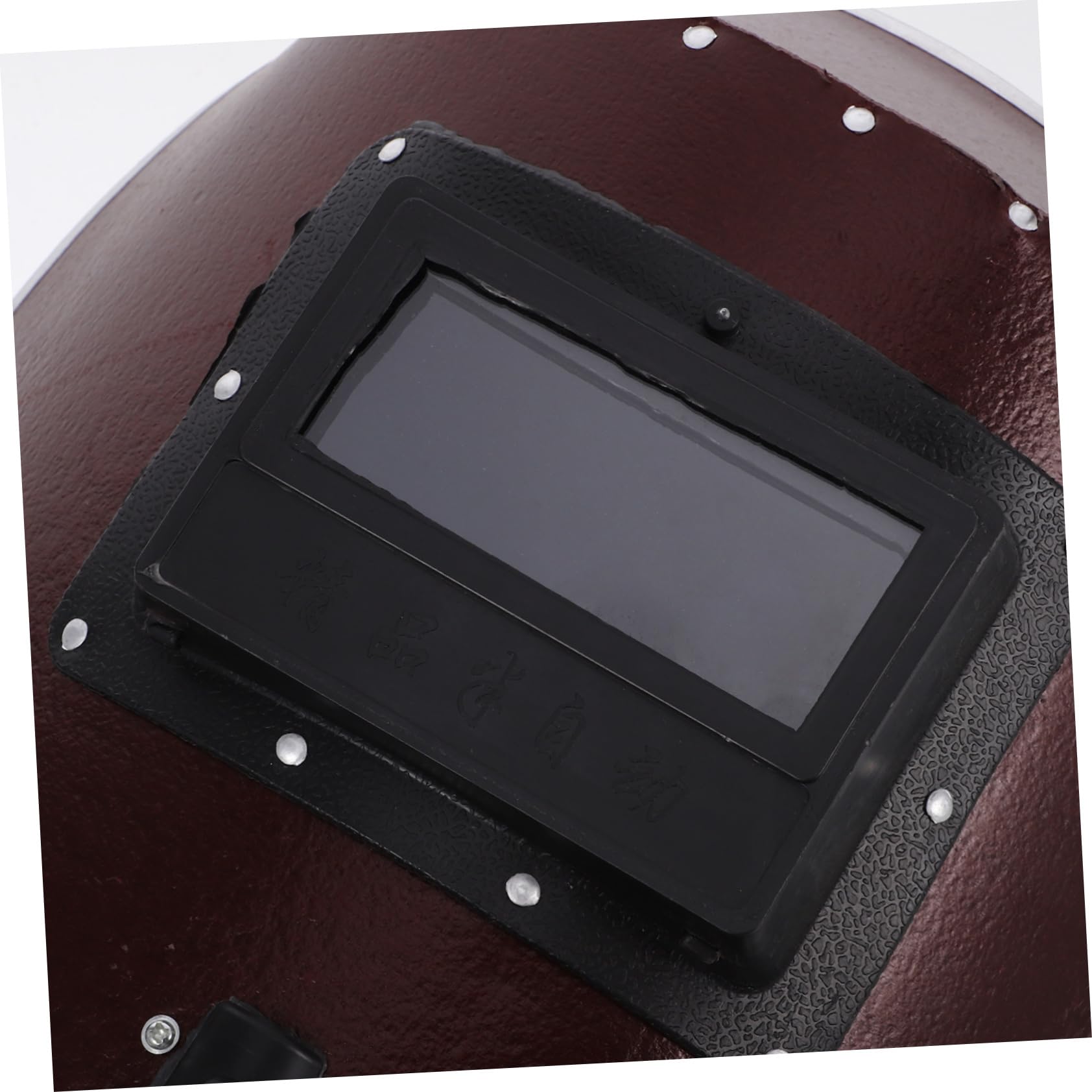 SHINEOFI Máscara de Soldadura Portátil con Función Semiautomática Escudo de Soldadura Duradero Vulcanizado para Corte y Molienda