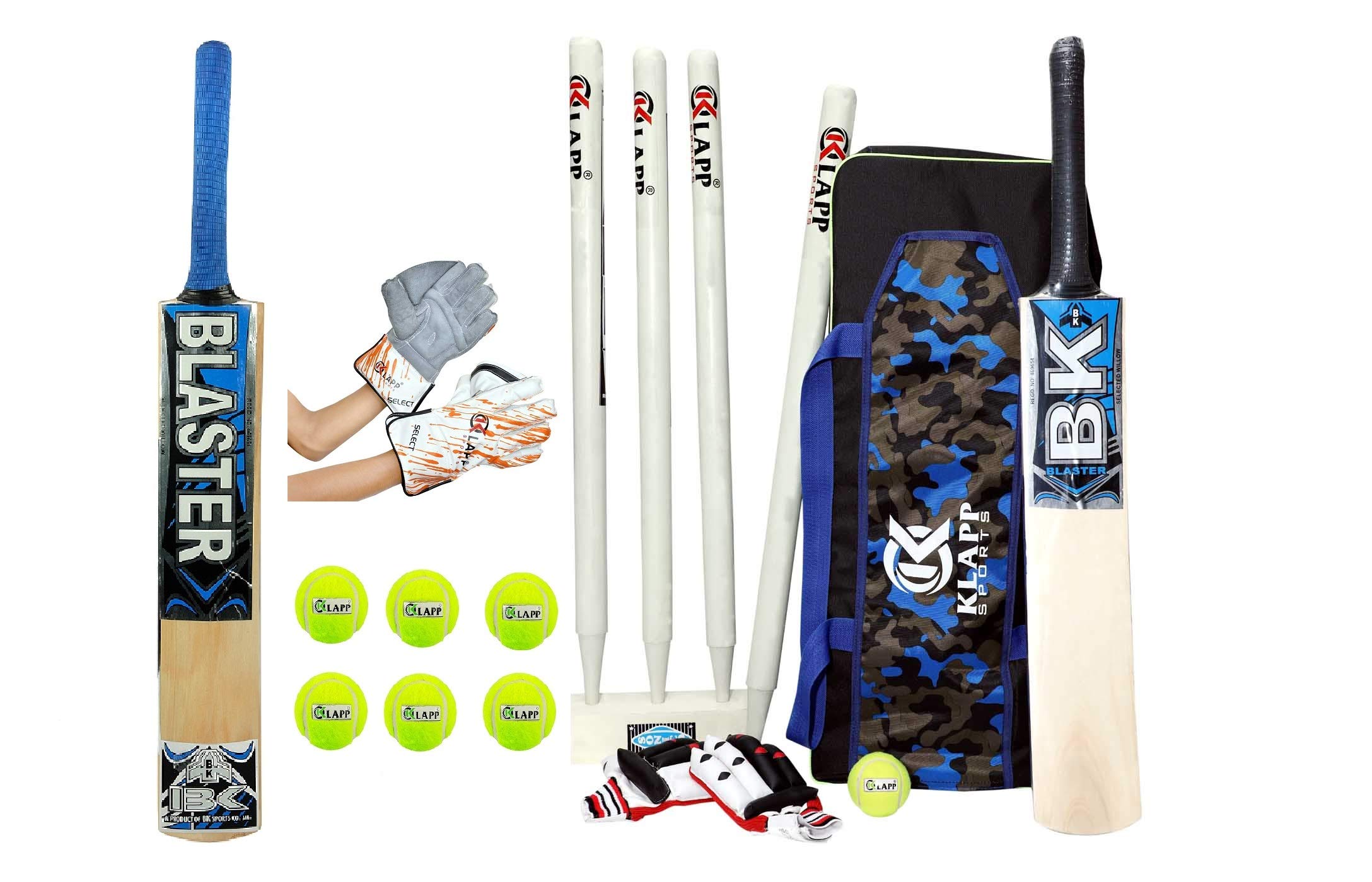 Klapp Fighter Kashmir Willow Cricket Kit for Boys and Adults with Two Bat (4)-image-14