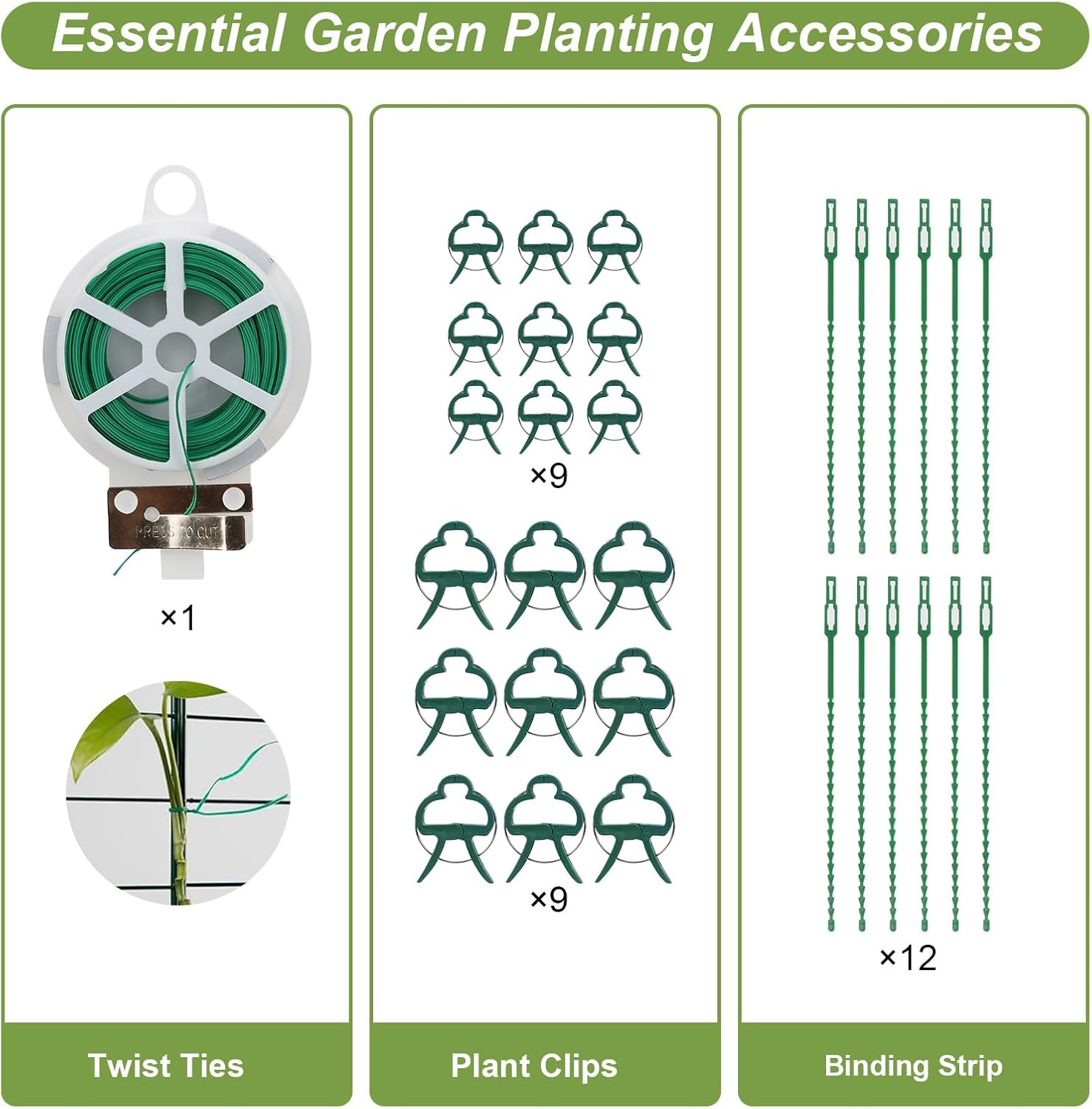 Amoskey Cucumber Trellis, Garden Trellis for Climbing Plants Outdoor, Foldable A-Frame Trellis, Cucumber Trellis for Raised Bed for Cucumbers, Peas, or Tomatoes (Green, Bold Large Grid 46''H*36'W)