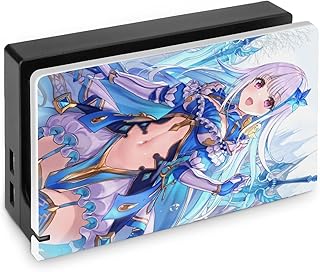 Switchドック ケース VTuber リゼ・ヘルエスタ Switch専用 Dock カバー スイッチドック 対応 スイッチ ケース 保護カバー 保護ケース 防塵 傷防止 耐久性が良い スリム 軽量 持ち運びやすい 装着簡単 アニメ おしゃれ 日常 ギフト