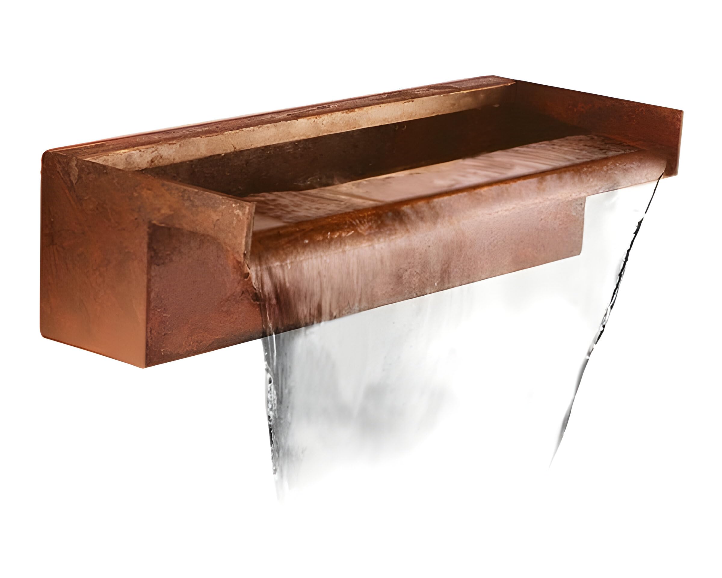Primrose 60cm Corten Steel Waterfall Blade Water Feature Sheer Descent Outdoor Cascade Rear Supply