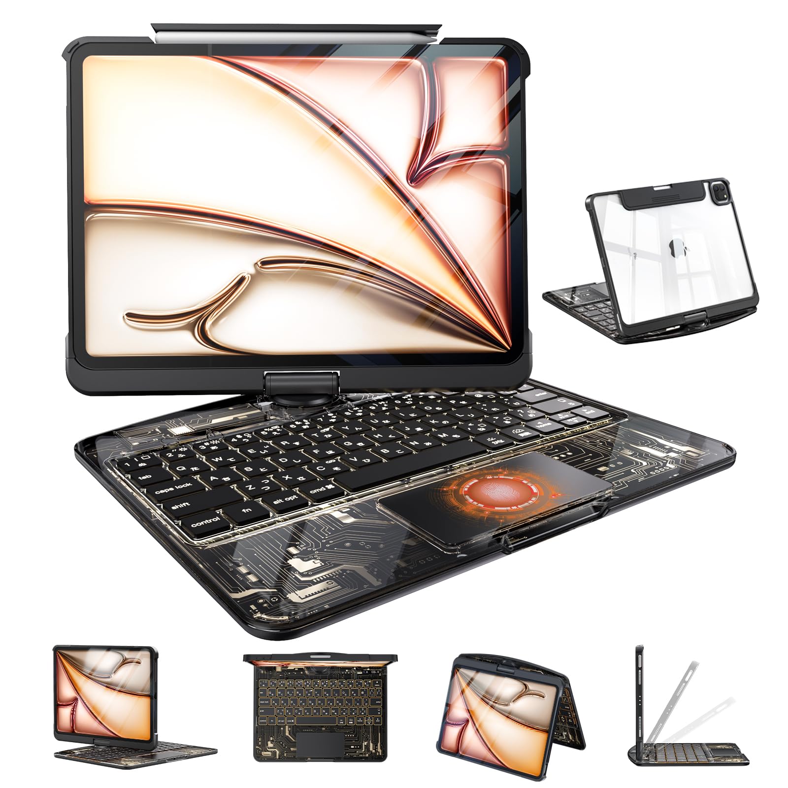 【ifacemall】ipad pro 13インチ用キーボード付きケース Amazon.co.jp: iFacemall ipad キーボード付きケース Pro 13インチ（M4
