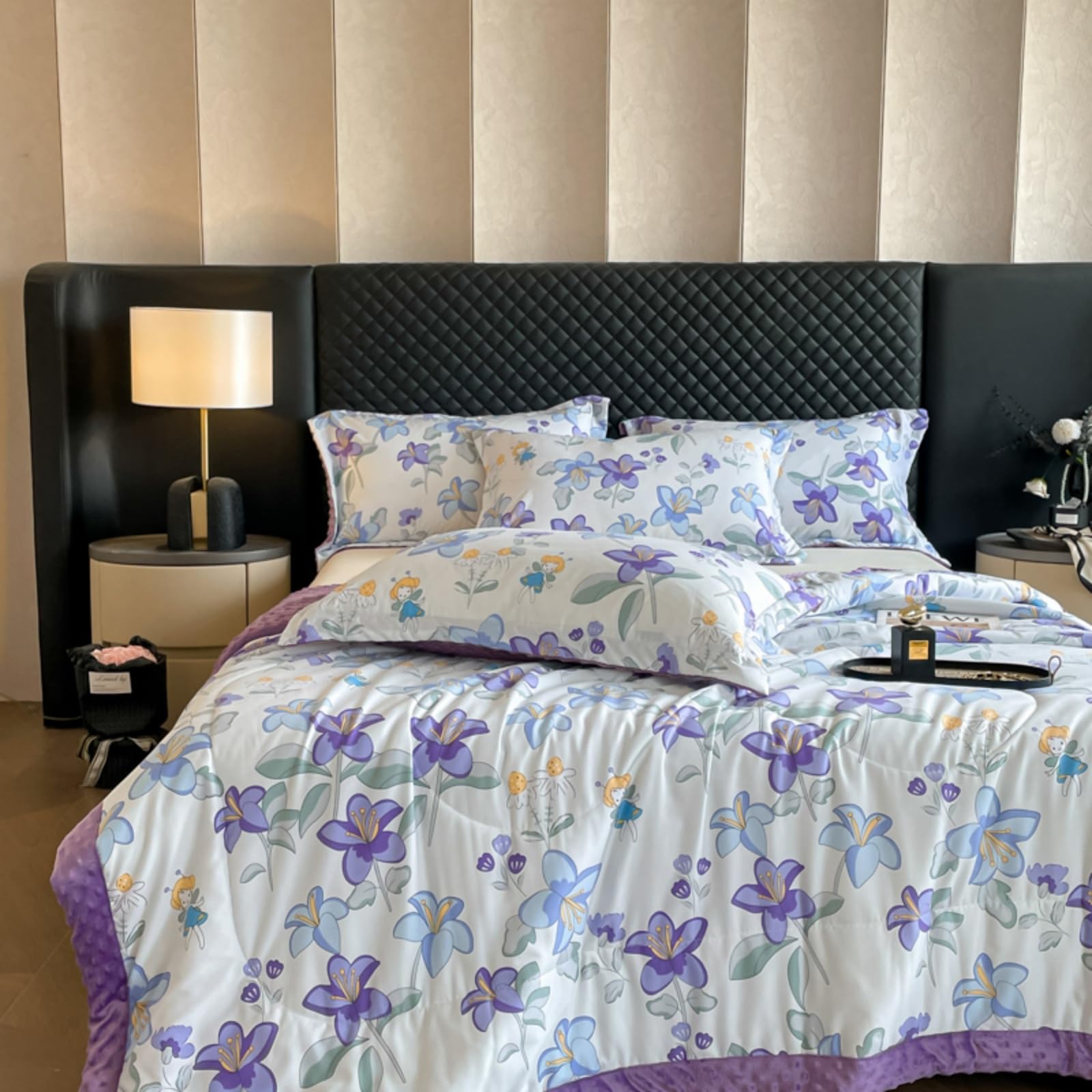 Odot Piumino Senza Sacco 2.5 Tog Single King Size (Stile floreale 5,150x200cm)