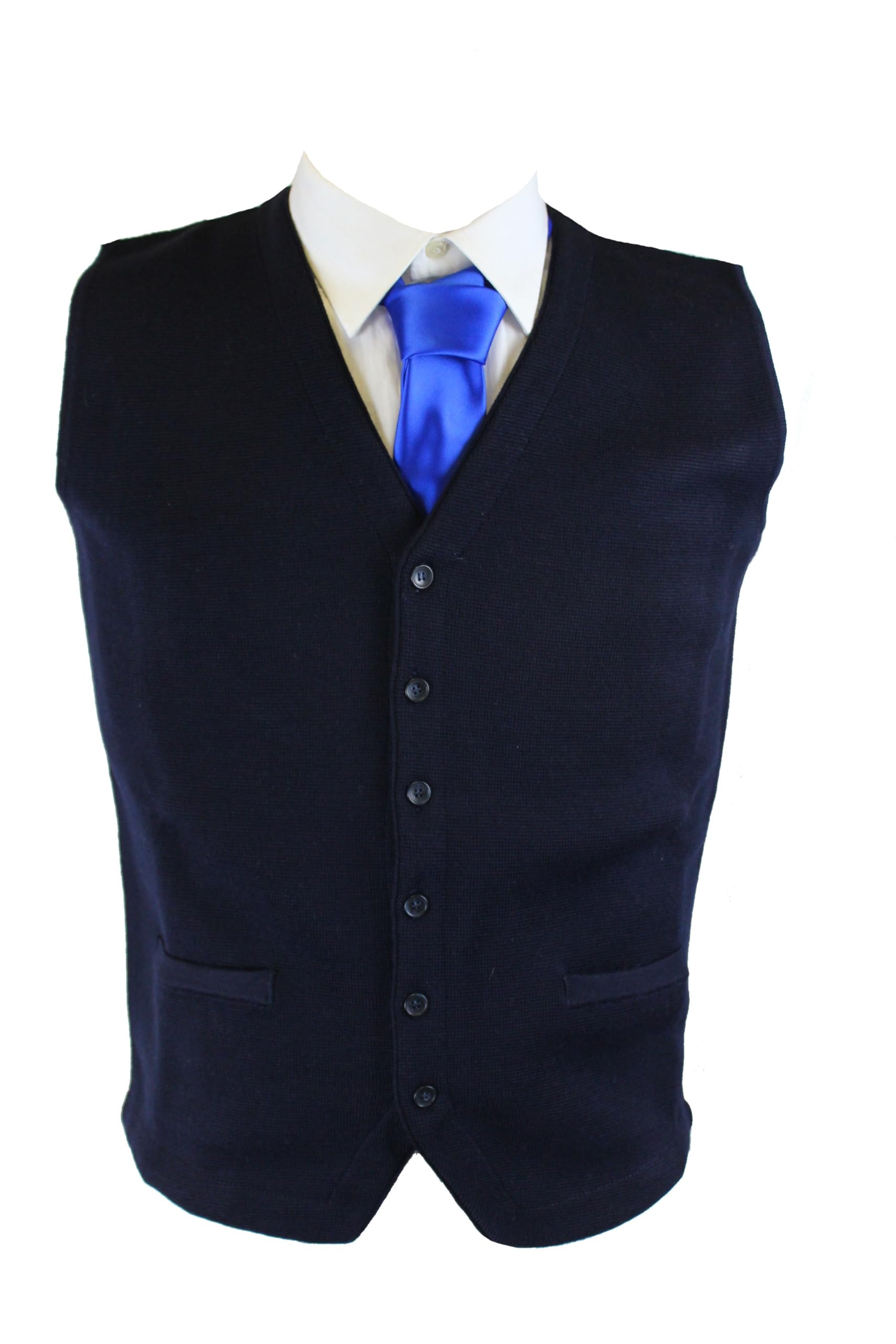 Gilet Uomo Lana di Alta Qualità Made in Italy (50% Lana Merinos) Panciotto Gilet Uomo Elegante, Capo Versatile e Sofisticato, per Ogni Occasione