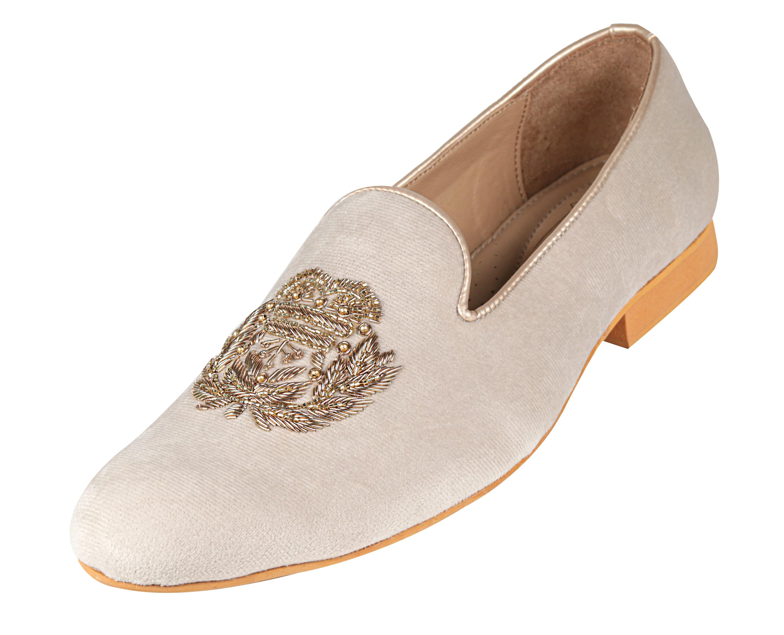 Tanny Shoes Mens Fabric Material Ethnic Mojri for Wedding |Party |Occasions| Fashion| Outdoor| Indoor| Lightweight| Ethnic Shoes with TPR Sole(8) Cream (B0CQVLQRKP) Amazon Price History, Amazon Price Tracker
