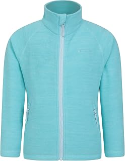 Mountain Warehouse Snowdonia Kids Fleece Jacket - Soft Touch Sweater, Lightweight, Quick Drying Pullover, Antipill Top, Practical - For Winter, Travelling