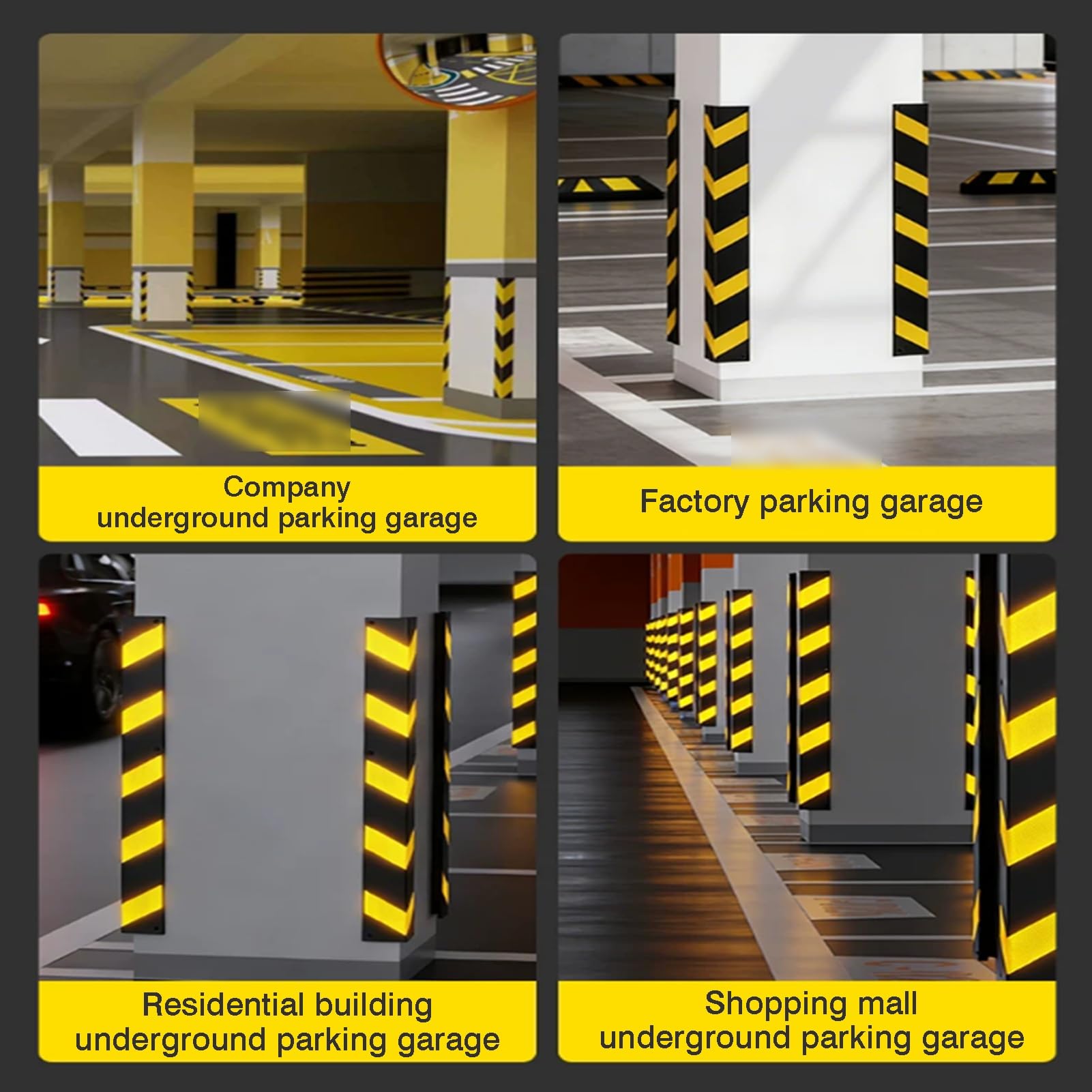 Protector De Parachoques Seguridad For Estacionamiento En Garaje