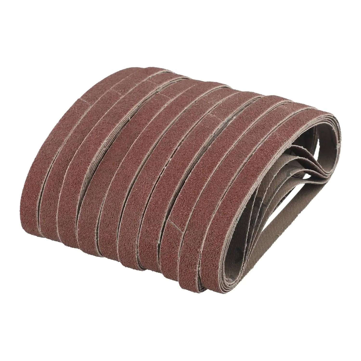50pcs Belt Power Finger File Sander Abrasive Sanding Belts 330mm X 10mm Abrasive Tool Accessories and Parts for Wood Polishing(40)