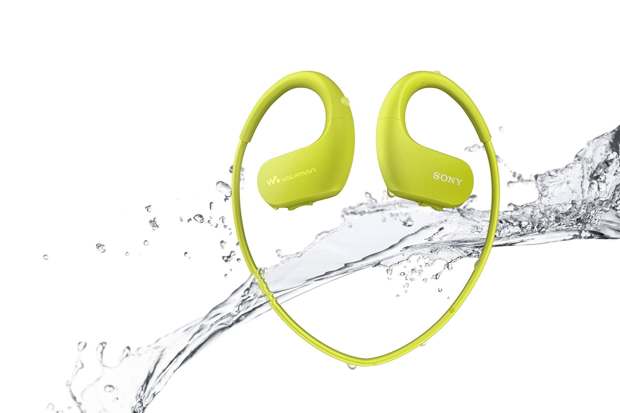 SONY Fone de ouvido Walkman 4 GB integrado NW-WS413 (verde limão