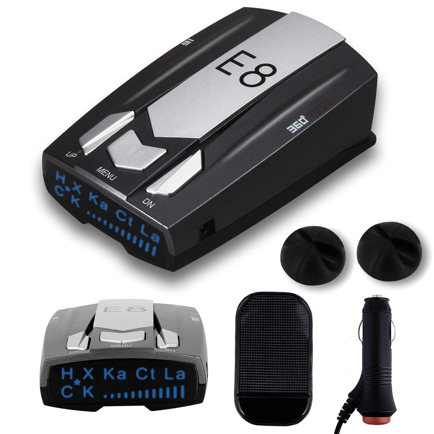 Buy Radar Detector E8, Car Speed Laser Radar Detector with LED Display