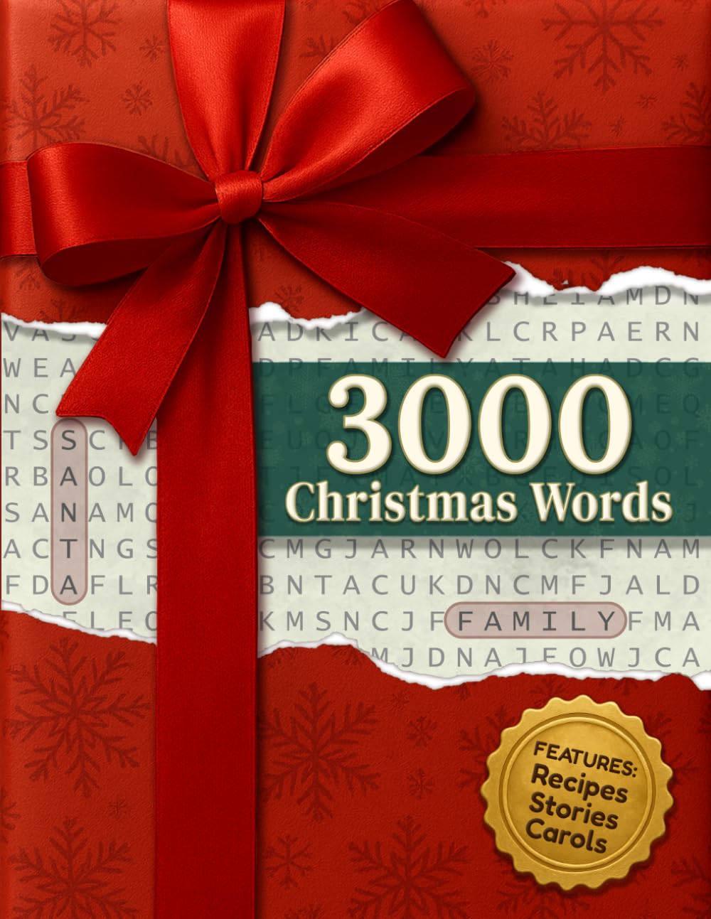 3000 Christmas Word Search Advent Calendar: Enjoy fun & relaxing large-print holiday puzzles for cozy Christmas and winter nights — a perfect holiday ... and puzzle fans (WORD SEARCHES with a Twist)