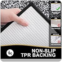 Vista 104 de OLANLY Alfombras de baño 30x20, tapete de baño de microfibra extra suave y absorbente, antideslizante, lavable a máquina, secado rápido, alfombra