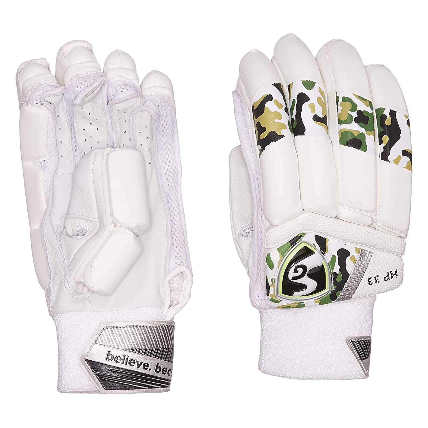 SG Batting Gloves HP 33 S.Adult LH Leather Left Hand Batting Glove, S. Adult (Muticolor)-picture-15
