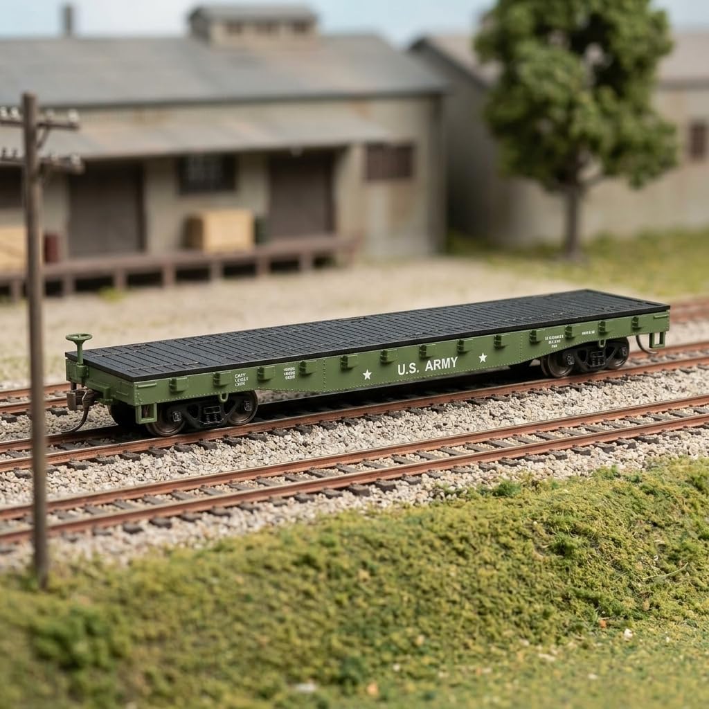 Military Style Scale Vehicle Model Plastic Miniature for Train