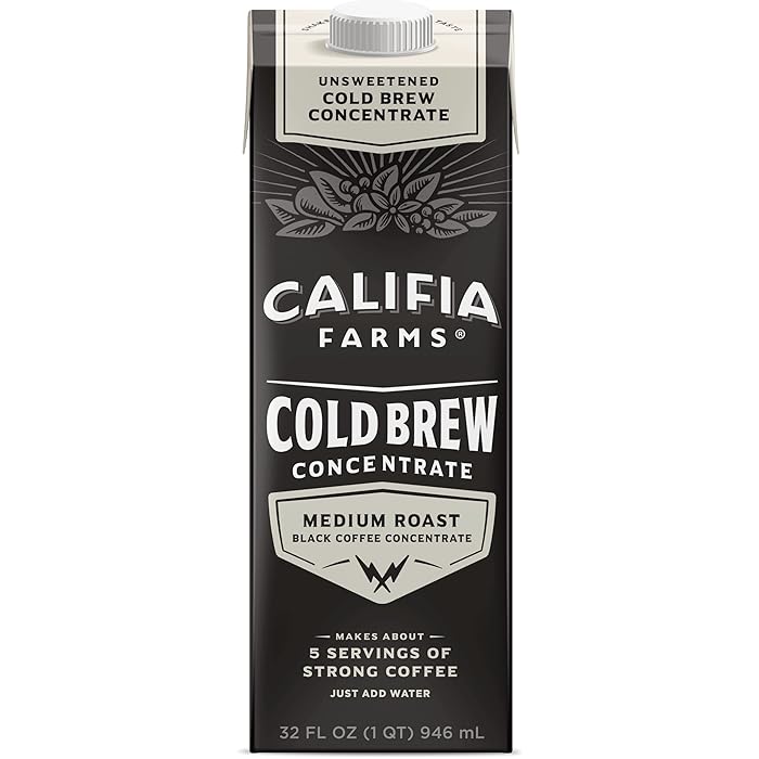 Buy Califia Farms Unsweetened Cold Brew Coffee Concentrate, 32 Oz