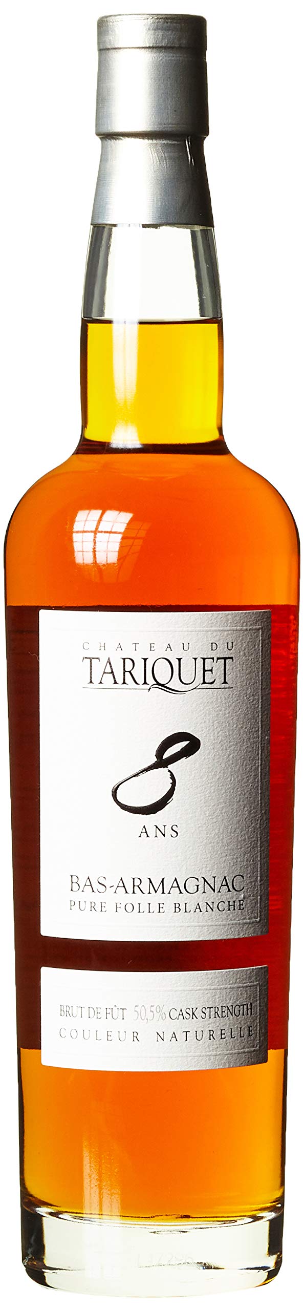 Tariquet Bas-Armagnac AOC Pure Folle Blanche 8 Years in Geschenkverpackung (1 x 0.7 l)