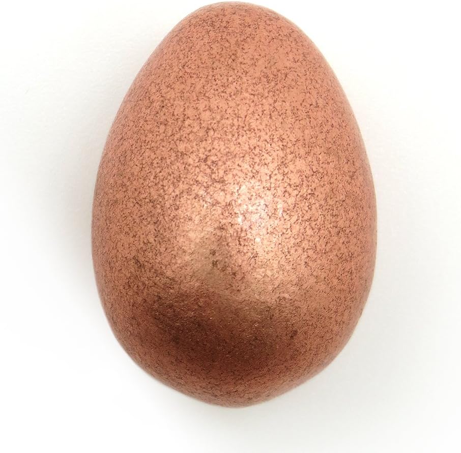 30mm Solid Copper Egg Sphere Gemstone Crystal Healing