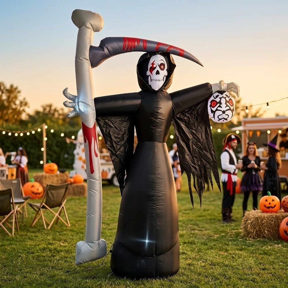 Ghirlande e Ventagli Neri per Feste Esterno(2.7-meter sickle)