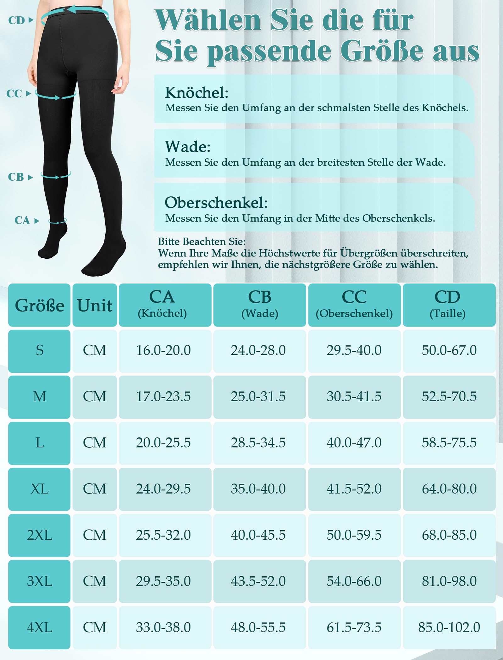 Medyczne pończochy uciskowe klasa 2 20-30 mmHg na żylaki, obrzęki, DVT