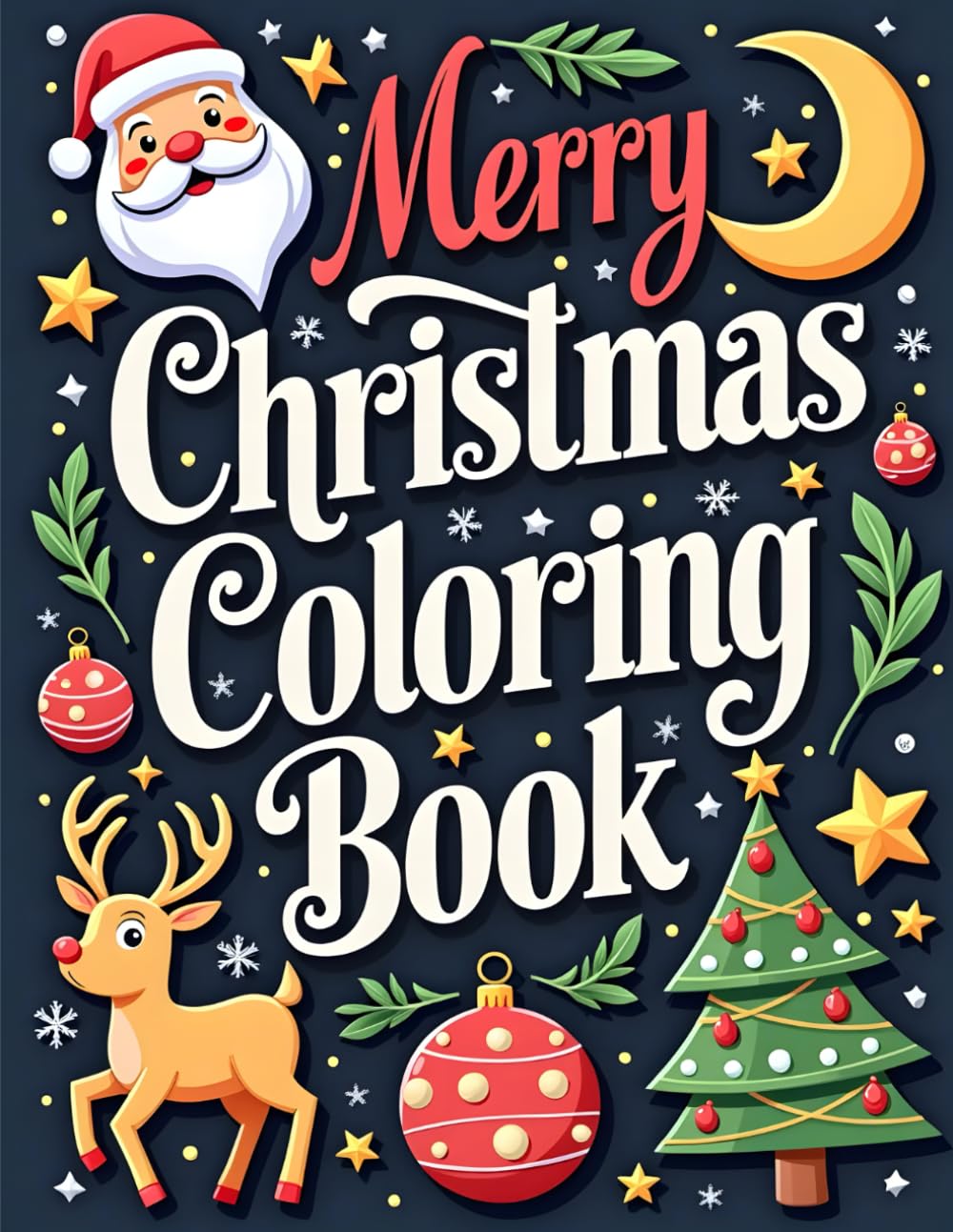 Amazon.com: Merry Christmas Coloring Book: Festive Designs to Spark ...