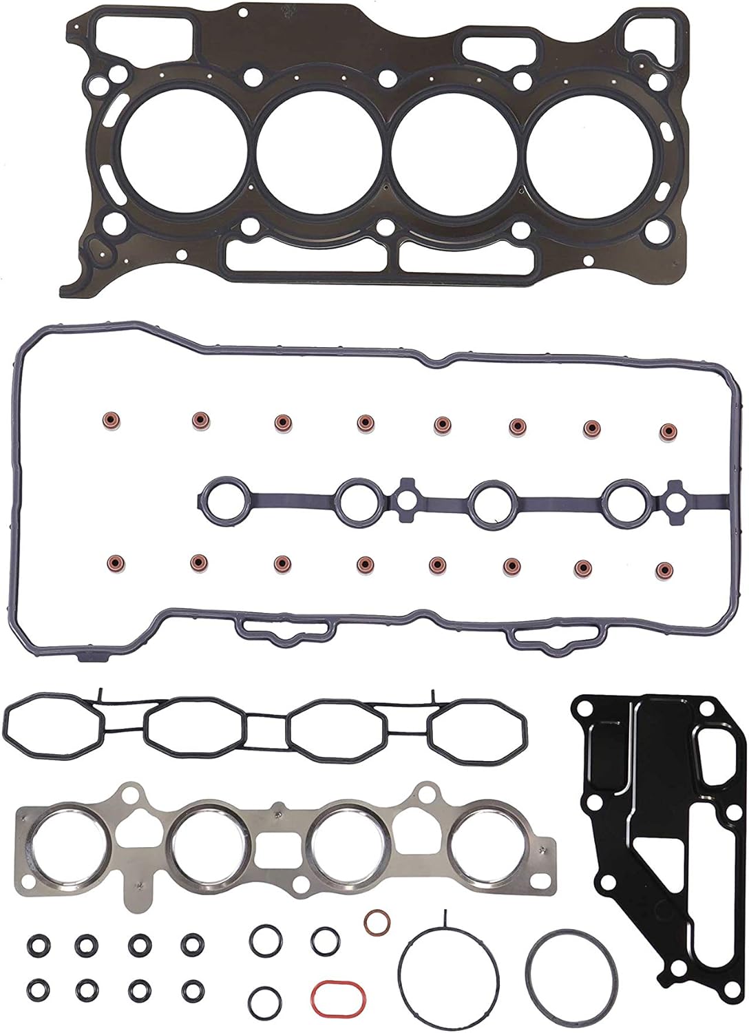 DNJ HGS627 Head Gasket Set for 2009-2011 Nissan Versa 1.6L L4 16V DOHC 1598cc