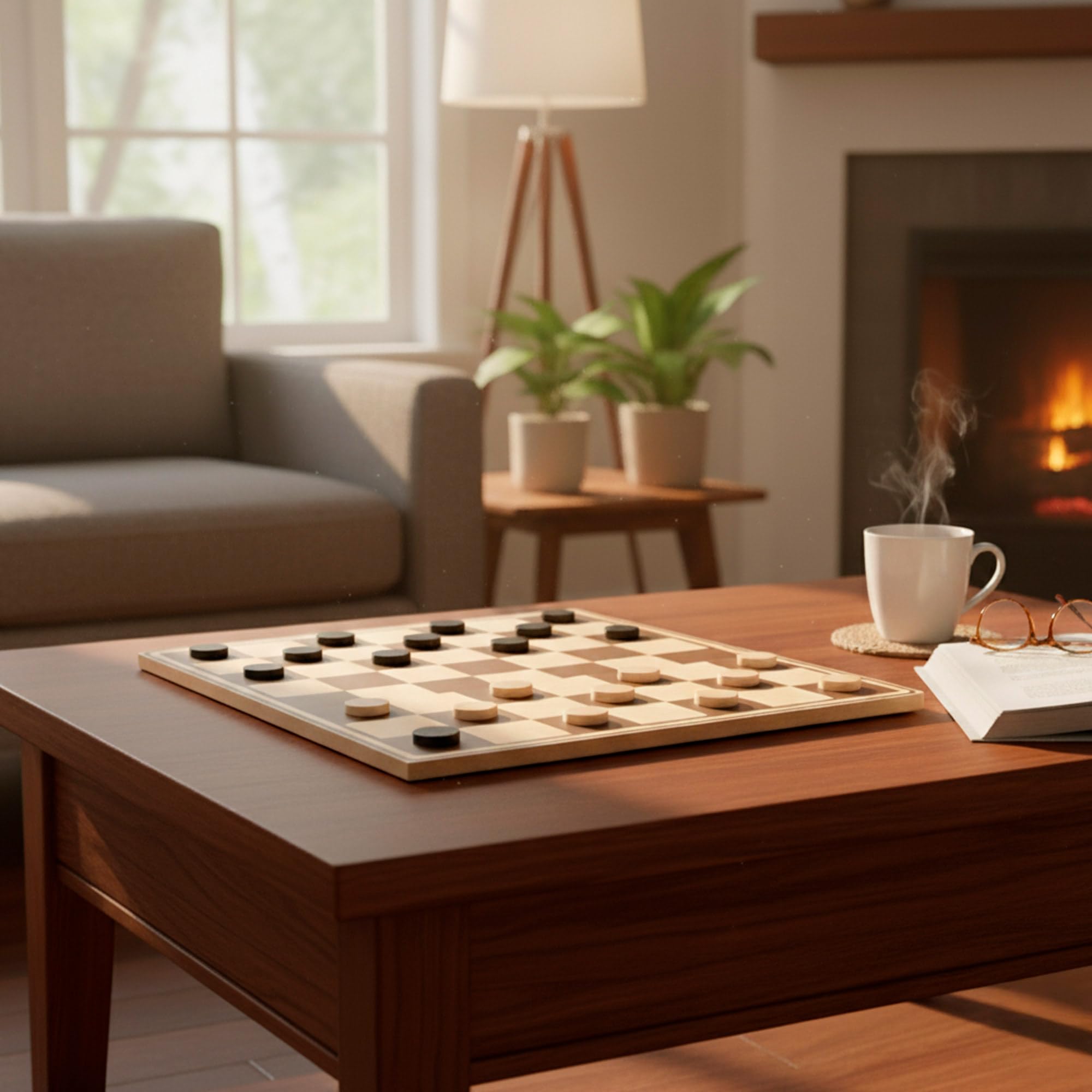 Image secondaire de COLORBABY Jeu 3 en 1 Échecs, Dames et Backgammon - Plaisir Stratégique en Famille
