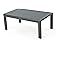Christopher Knight Home Cape Coral Outdoor Aluminum Coffee Table with Tempered Glass Table Top, Grey